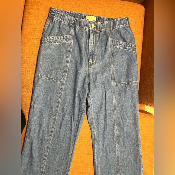 EUC Madewell L Wide-leg, Baggy, Pull-on Denim Jeans - Picture 5 of 11